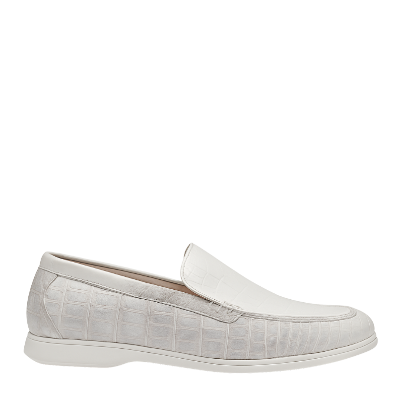Croc Print Venetian Loafer