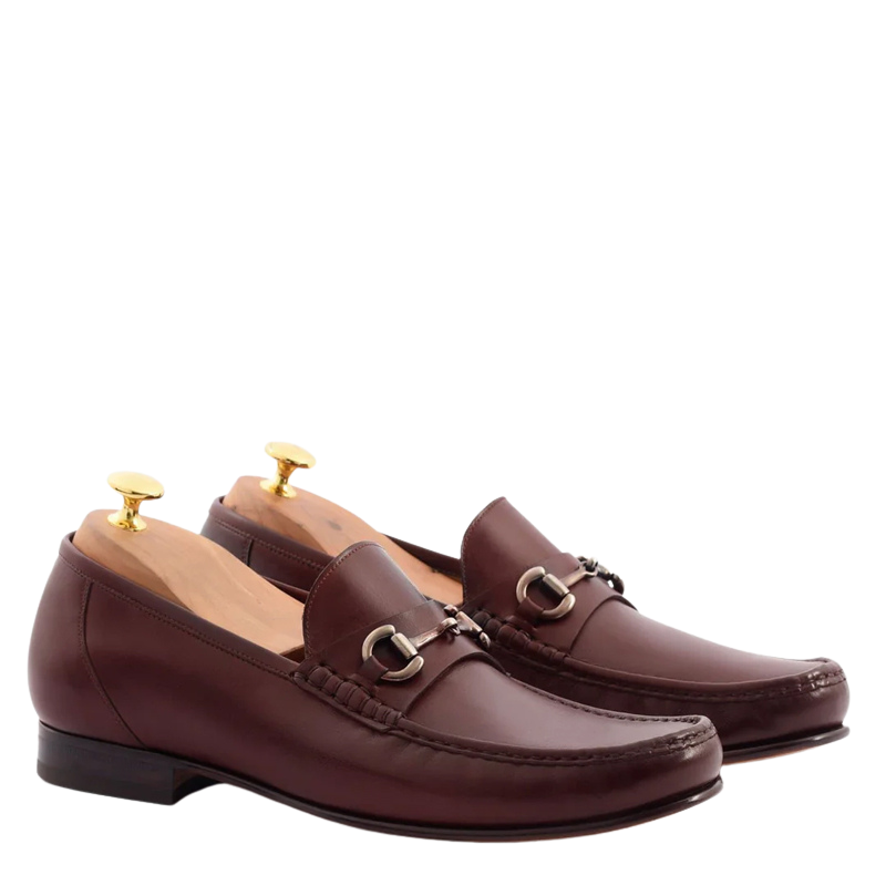 Men's Leather Burgundy Timeless Elegance Loafer