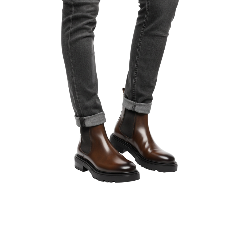 Luxury Titan Edge Chelsea Boots