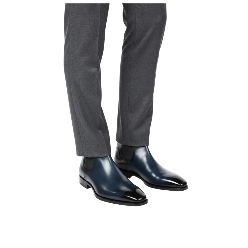 Midnight Dual Shade Luxurious Chelsea Boots