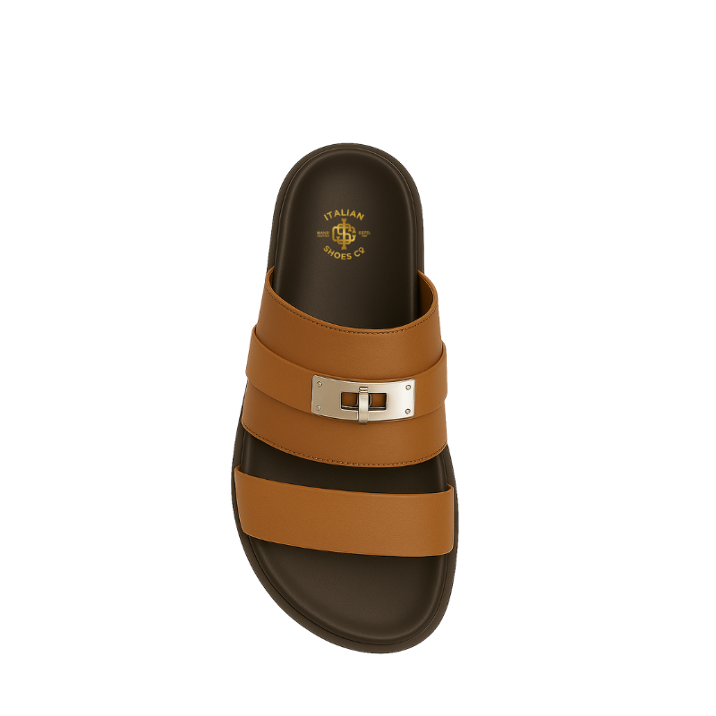 Ivory Edge Slipper – Multi-Strap Comfort Edition