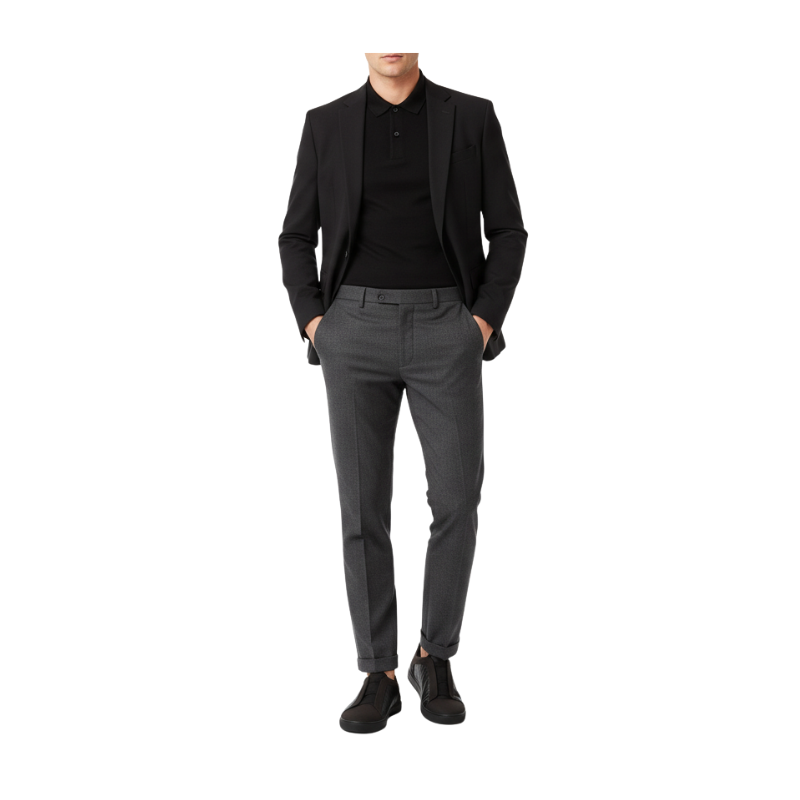 Obsidian Croc Panel Luxe Sneakers