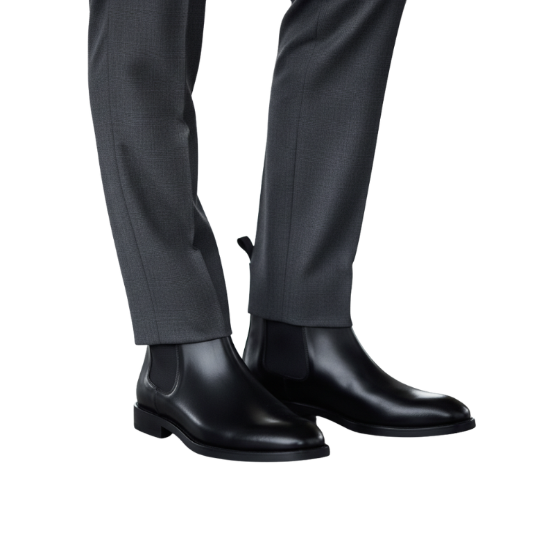 Luxury Edge Gloss Chelsea Boots