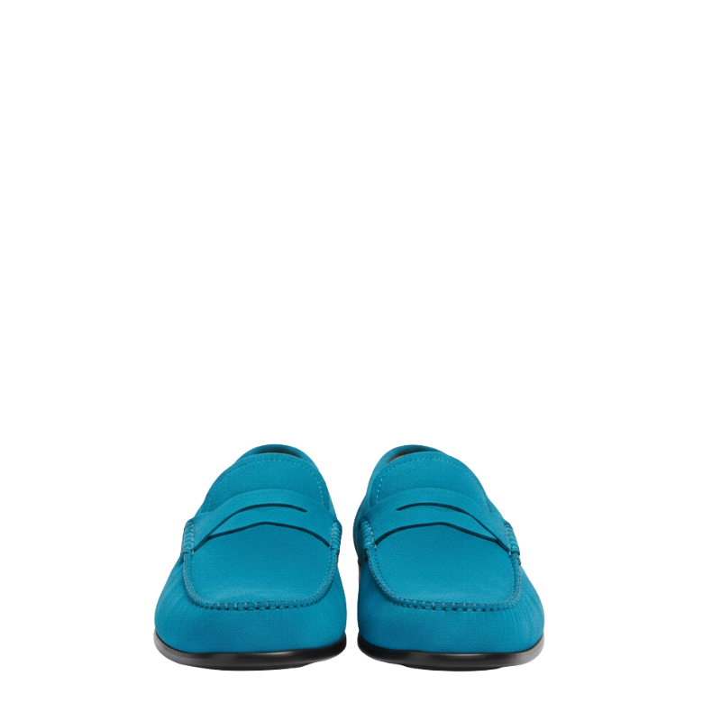 Luxury Seude Heritage Penny-strap Moc Loafers