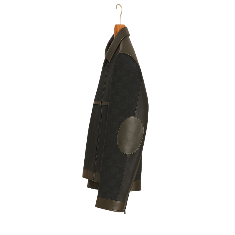 Luxury Suede Comfortable Leather Jacket With Collar