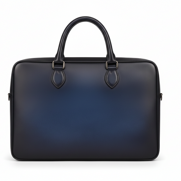 Mens Multifunctional Leather Luxury Briefcase Bag