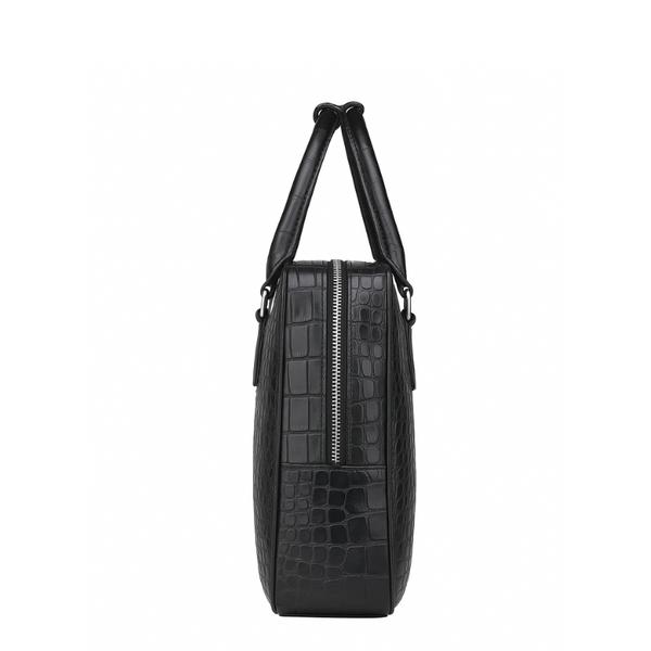 Italian Croco Leather Textured Briefcase Edition