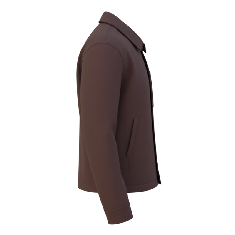 Auburn Crest Minimal Utility Jacket