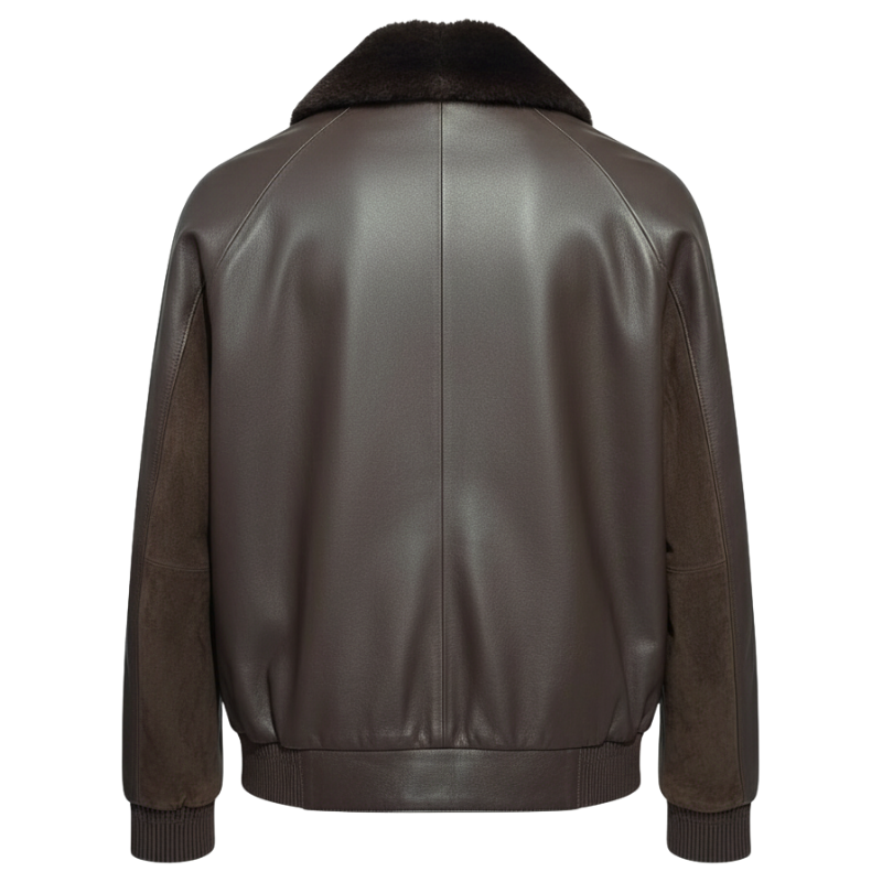 Italian Aviator Suede-Leather Jacket