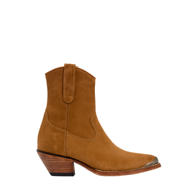 Men's Suede Leather With Side Zipper Boots