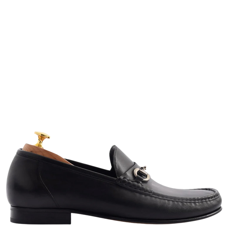Men's Leather Black Timeless Elegance Loafer