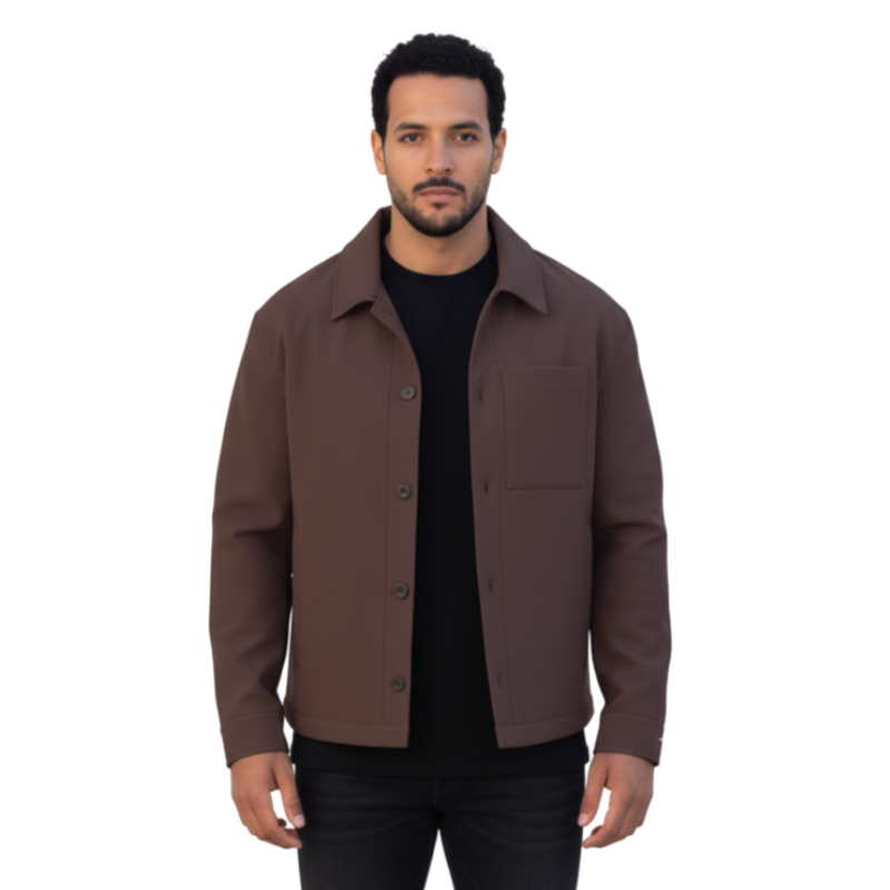 Auburn Crest Minimal Utility Jacket