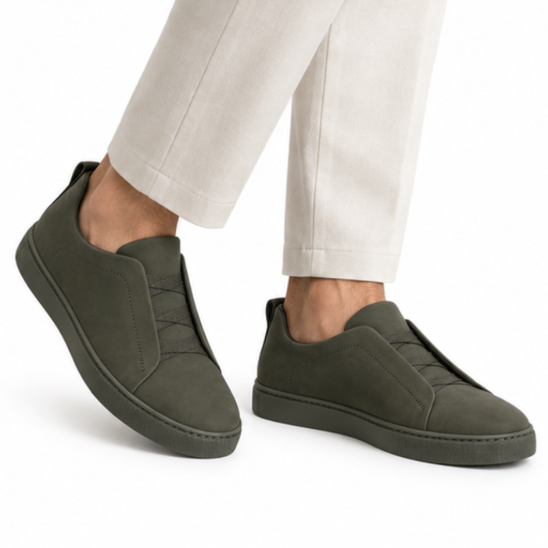 Urban Flex Slip-On Triple Stitch Nubuck Sneakers