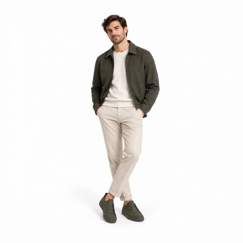 Urban Flex Slip-On Triple Stitch Nubuck Sneakers