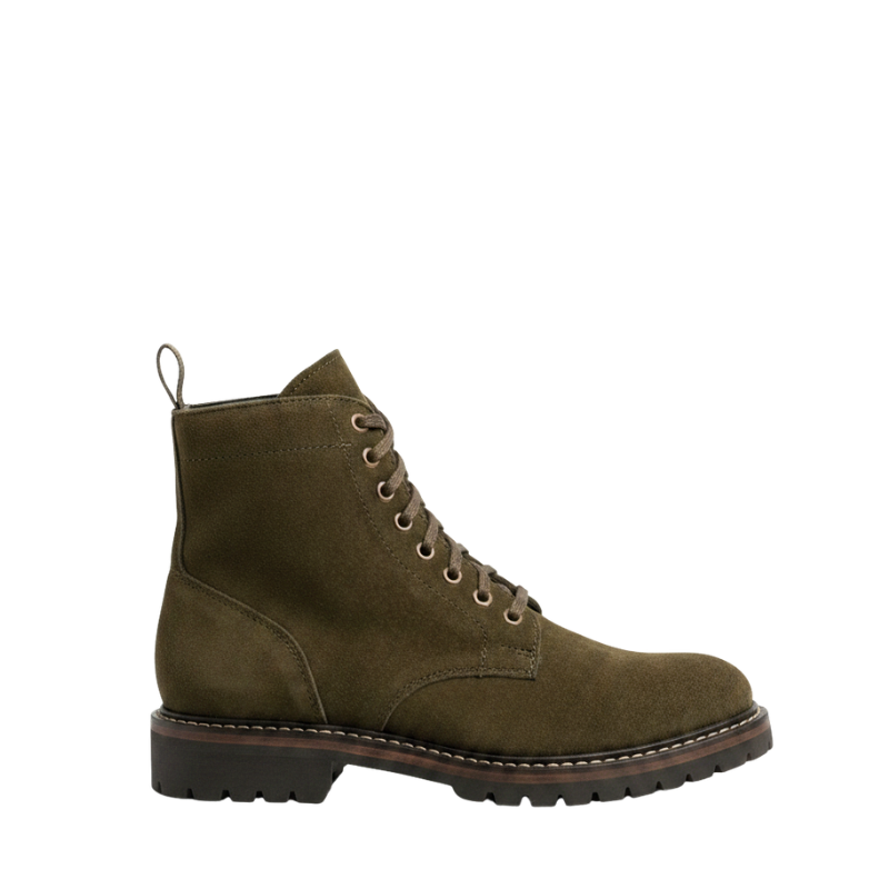 Urban Heritage Suede Combat Boots