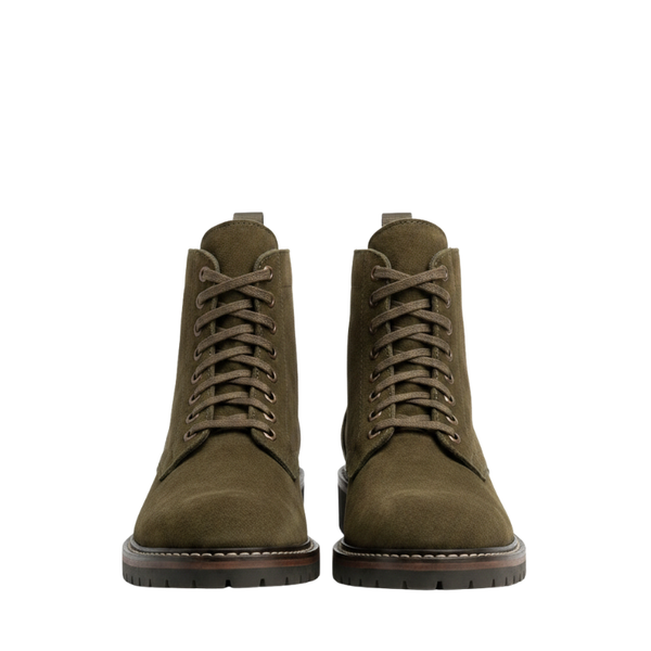 Urban Heritage Suede Combat Boots
