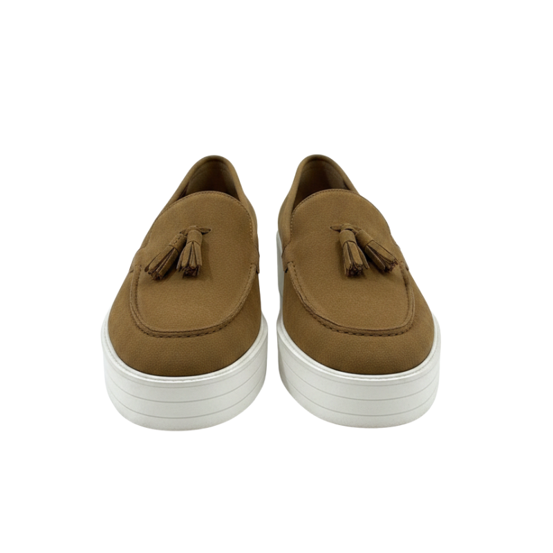 Classic Charm Tassel Accent Suede Loafers