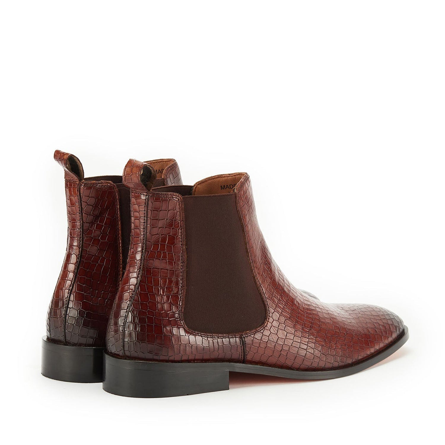 Brown Croco Boots