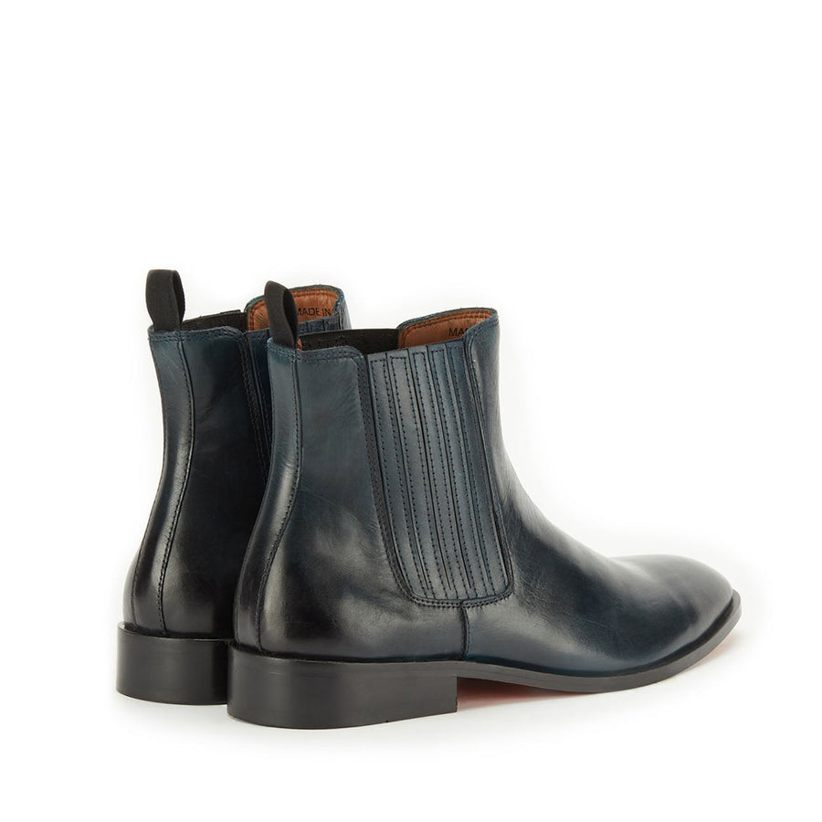 Blue Chelsea Boots