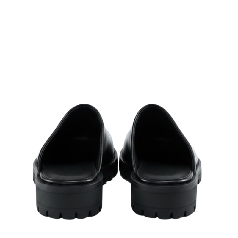 Valor Leather Rugged Slip‑Ons Luxe Mule