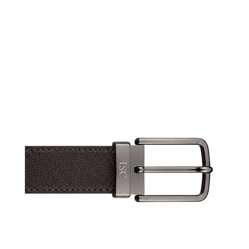 Varenzo Nocturne Grain Leather Belt