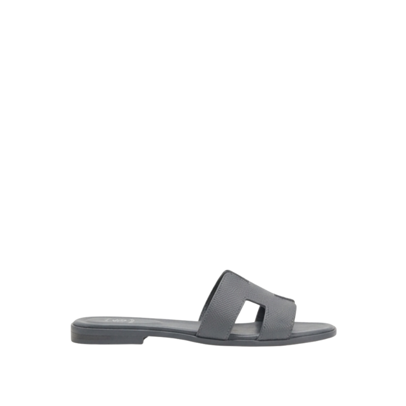 Verona H-Cut Leather Slide Sandals
