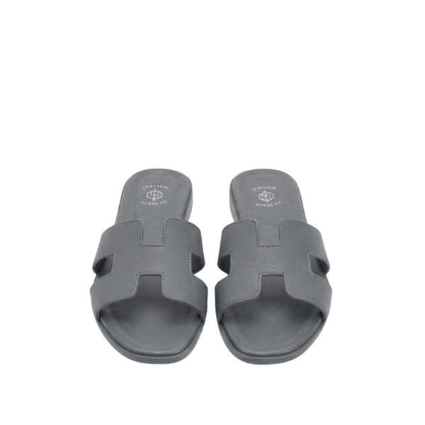 Verona H-Cut Leather Slide Sandals