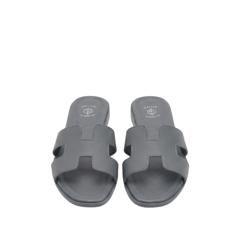 Verona H-Cut Leather Slide Sandals