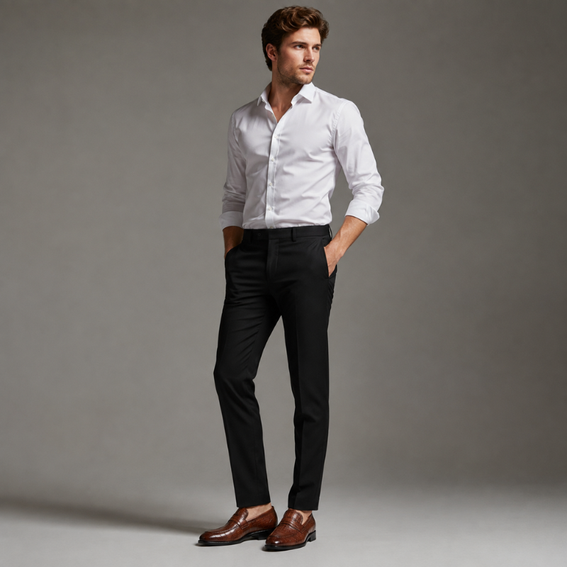 Vincent Croc Croc Penny Loafer