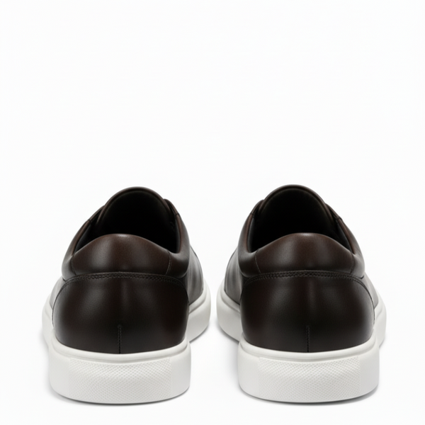 Vittorio Glide Double Stitch Men's Leather Slip-On Sneakers