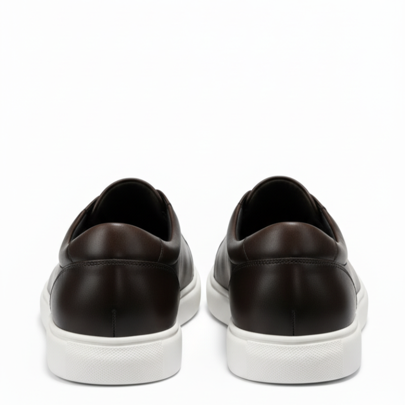 Vittorio Glide Double Stitch Men's Leather Slip-On Sneakers