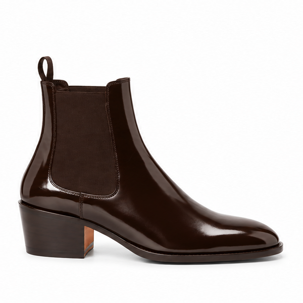 Webster Patent-Leather Chelsea Boots