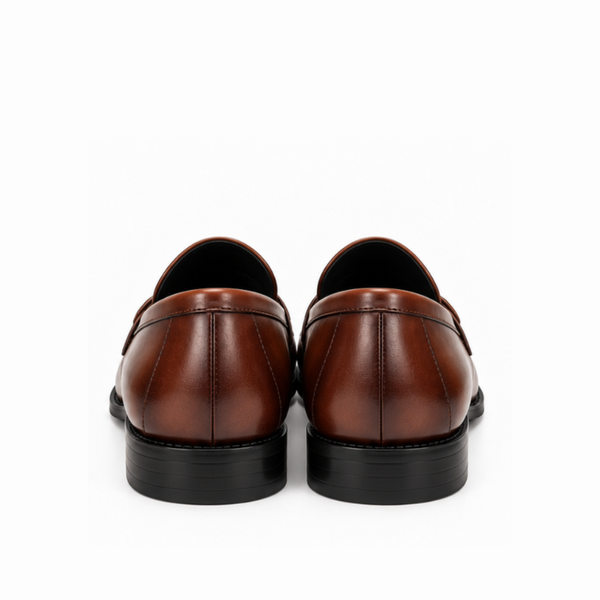Wesley Buckle Leather Loafers