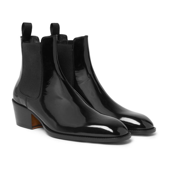 Webster Patent-Leather Chelsea Boots