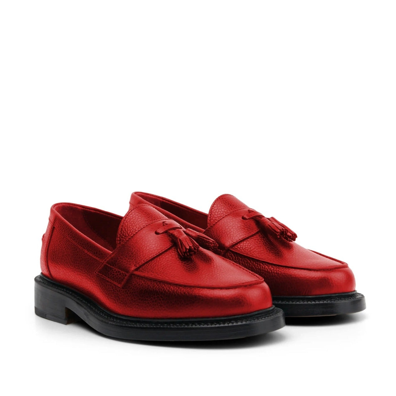 Red Penny Loafer with Tassel