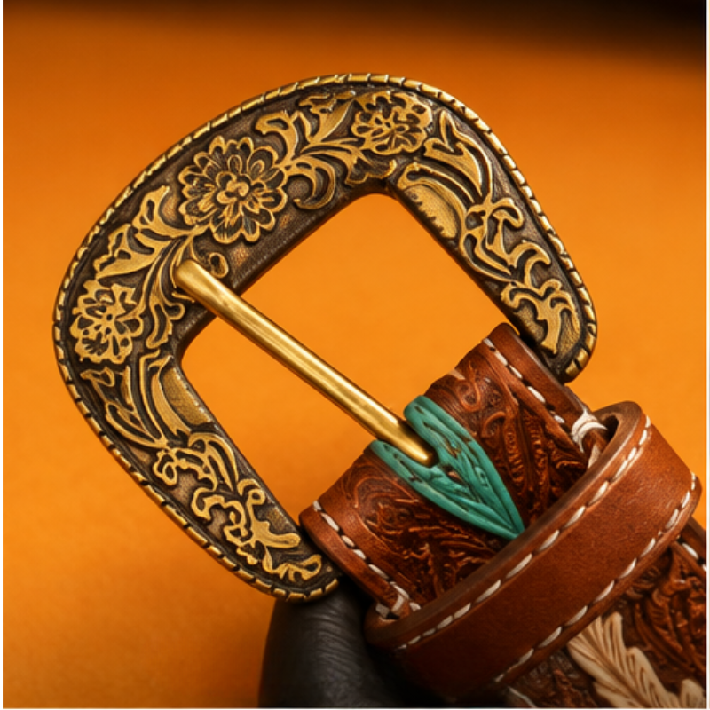 Wildflower Canyon Western Leather Belt