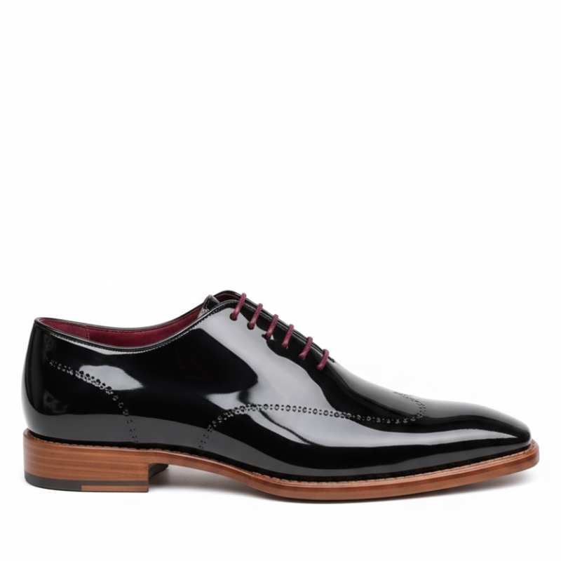 Wingtip Oxford Dark Brown Leather Shoes