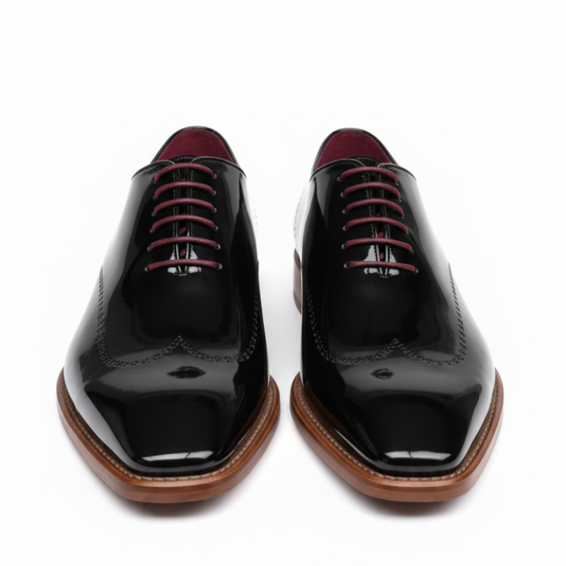Wingtip Oxford Dark Brown Leather Shoes