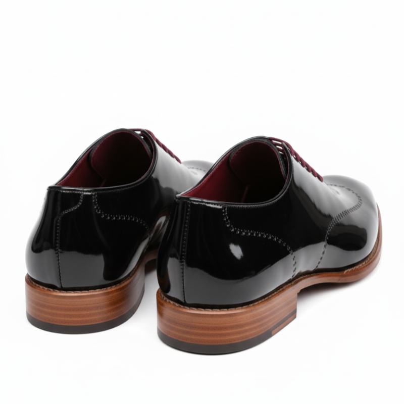 Wingtip Oxford Dark Brown Leather Shoes