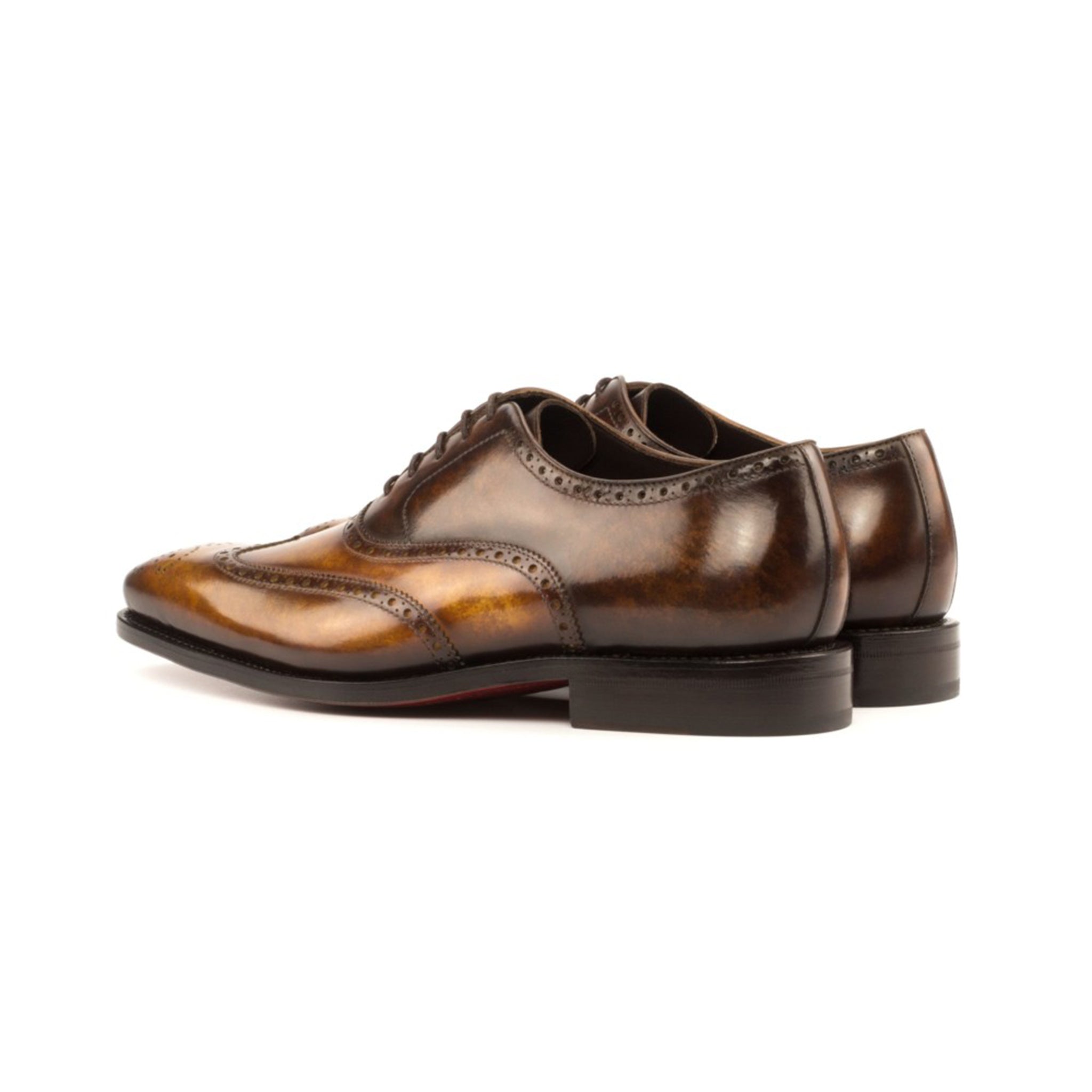 Brown Patina Brogues Shoes