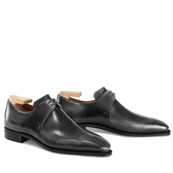 Gun Metal Calf Leather Shoes