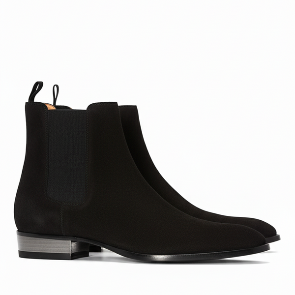 VelvetGrip Suede Chelsea Boots