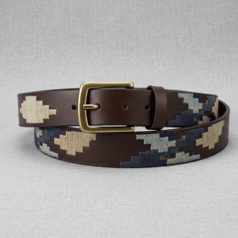 Azurecrest Heritage Grain Leather Belt