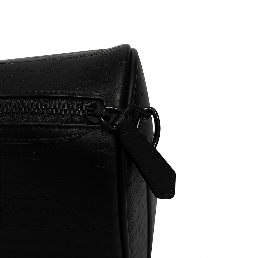 Premium Travel Duffel Leather Green Luggage Bag