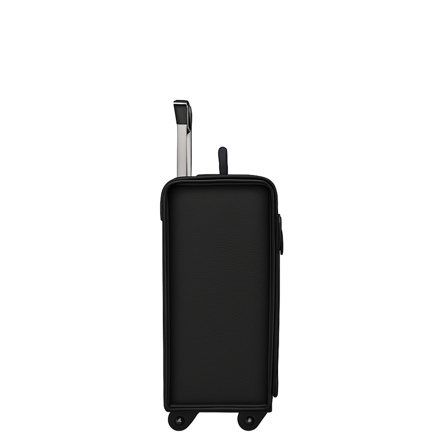 Premium Edition Italian Four Wheel Leather Brown Trolley Bag