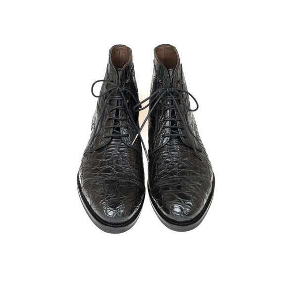 Coal Crocodile Jumper Boots