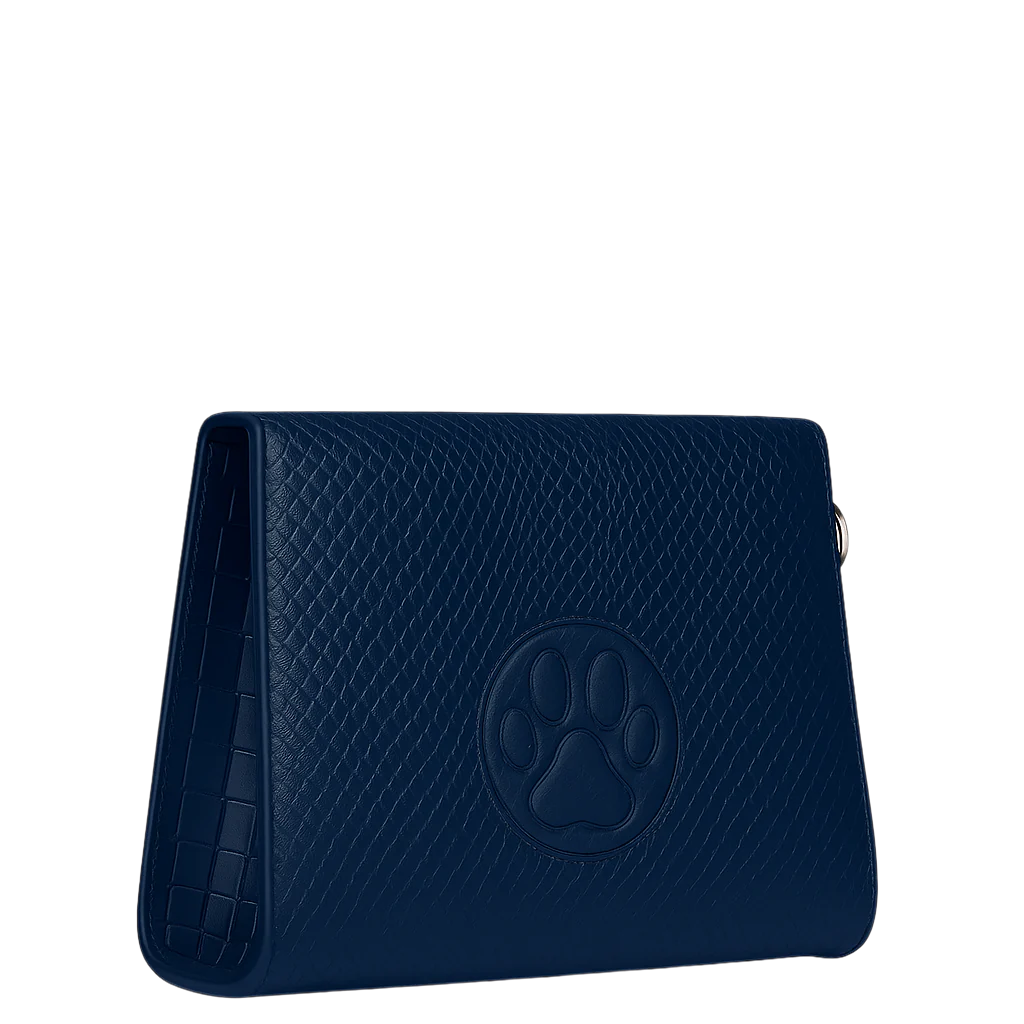 Men's Black Croco Leather Handbag