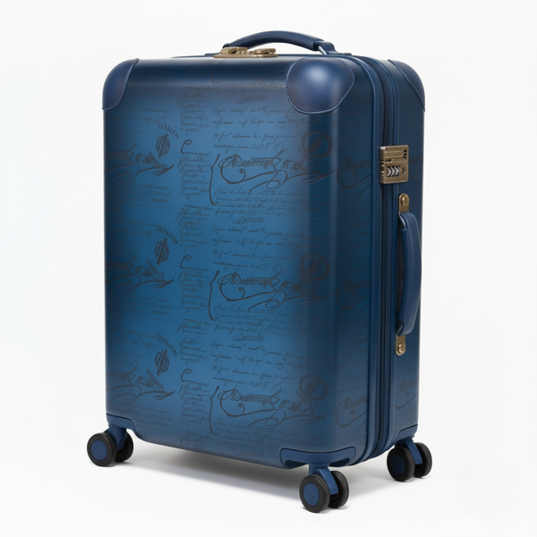 Italian Nomadic Scriptura Heritage Trolley - Blue