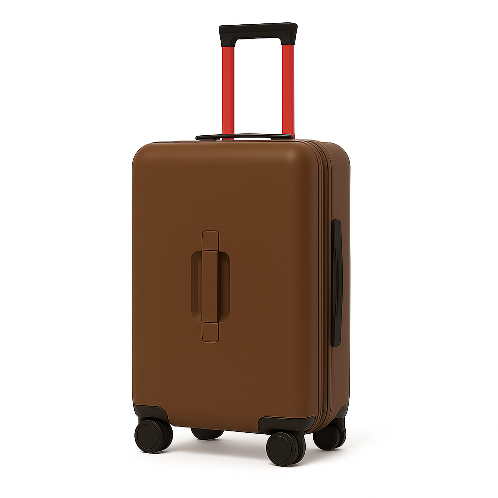 Luxury Wide Blue Trolley Luggage Bag