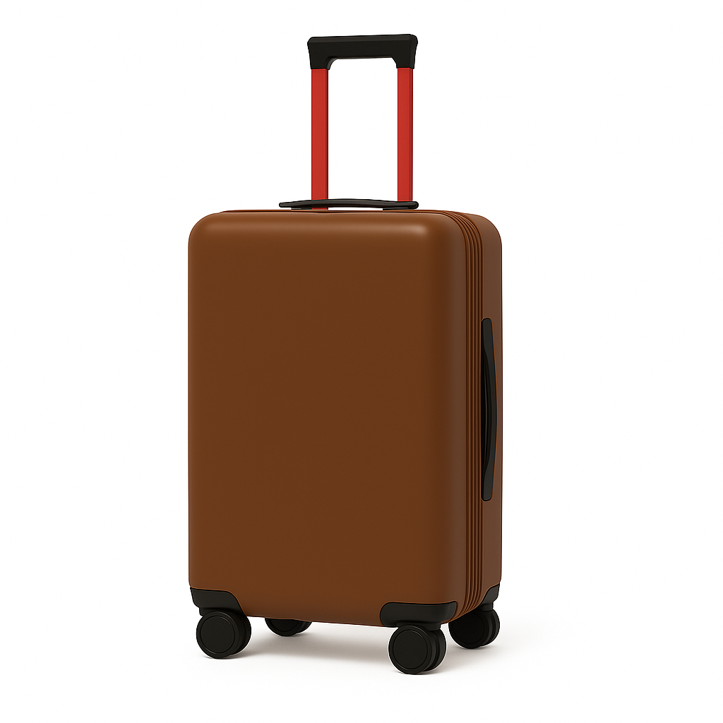 Luxury Wide Blue Trolley Luggage Bag
